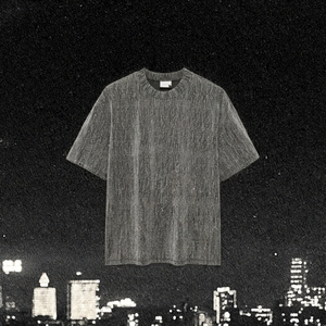 2026 Summer Men's Printed Washed with Pattern Party <b>Top</b> <b>Sparkly</b> Textured Crew Neck Short Sleeve T-Shirt Casual Daily Wear - Product Image 3