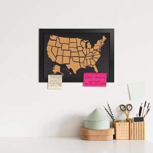 Tableaux d'affichage en liège à fixer au mur, vente en gros, pour les murs, avec des épingles, carte de suivi de voyage pour le bureau - Product Image 2