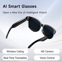 Lunettes Intelligentes IA M89S avec Caméra HD 8MP, Enregistrement Vidéo 1080P, Traduction en Temps Réel et Appel Sans Fil pour Vlogging en Extérieur
