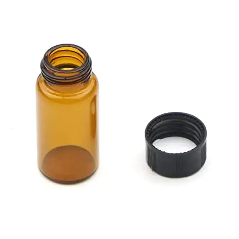 10 Ml Amber Vloeibare Glazen Flesje Groothandel Etherische Olie Buis-Type Kleine Glazen Flesje Container