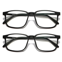 Lunettes de lecture multi-focales pour hommes, monture TR légère, anti-lumière bleue, adaptées aux réunions et au travail de bureau, logo personnalisé
