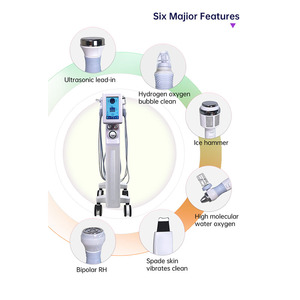 เครื่องทำความสะอาดผิวหน้า 6 in 1 Ashe Super Bubble Oxygen Bubble Skin Comprehensive Instrument Stereo V Face - Product Image 5