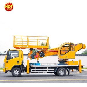 ISUZU, gran oferta, camión de plataforma de trabajo aéreo, 16 metros de altura para construcción, camión de elevación de rotación de bajo consumo de combustible 360 - Product Image 4