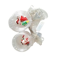 Guirlande lumineuse LED de Noël en gros, motif boule, avec cordon en cuir, pour décorations de fête à domicile - Offre Spéciale