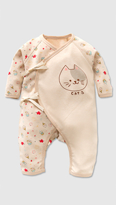 MICHLEY Vente Flash Combinaison Bébé Unisexe en Coton Pur Imperméable et Respirant Motif Animal Cartoon Printemps Automne Coffret Cadeau - Product Image 5