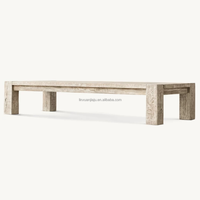 Table de salle à manger américaine simple en bois naturel rectangulaire Tables de salle à manger en bois massif Restaurant Hôtel Maison Meubles personnalisés