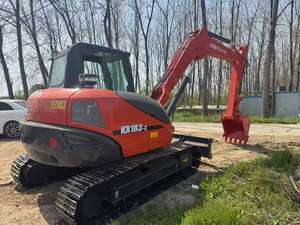 Excavatrice Kubota KX183-3 Zero Tail Swing Excavator utilisée pour le creusement de tranchées et la démolition à l'intérieur - Product Image 4