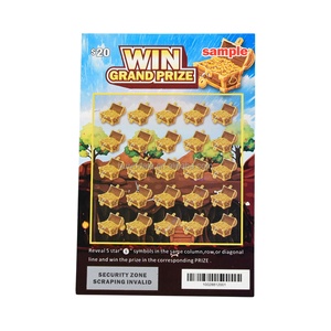 Tarjeta de Lotería Rasca y Gana Personalizada con Impresión de Números Variables - Product Image 4