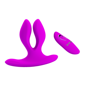 Оптовая продажа, Заводская распродажа, двойные моторы, двойной фаллоимитатор, ремешок на вибрационный фаллоимитатор, Бабочка, вибрационные трусики для женщин - Product Image 2