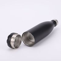 Mode Eco Friendly Vacuum Sport Double Paroi Cuivre Acier Inoxydable Thermo Cola Forme Boisson Bouteille D'eau Isolée avec Personnalisé