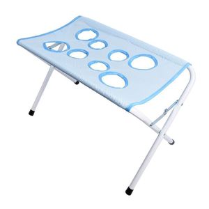 Dog Bathing Stand Metal Foldable With Non Slip Feet For Pet Grooming Small Dog Hammock Bathtub Accessory - Product Image 2
