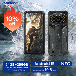 Wholesale LAGENIO Panther1IP68/IP69k MIL-STD-810H Rugged Phone 5150mAh SOS Underwater Workers Rugged Smartphone for Construction