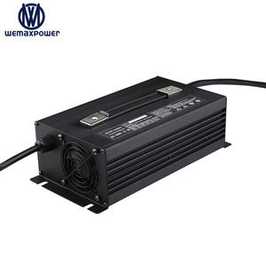 Carregador de bateria automático para barco elétrico/carros/empilhadeira/máquina de limpeza/veículos de 4 rodas 100-240VAC a 12V (14,6V) 50A - Product Image 4