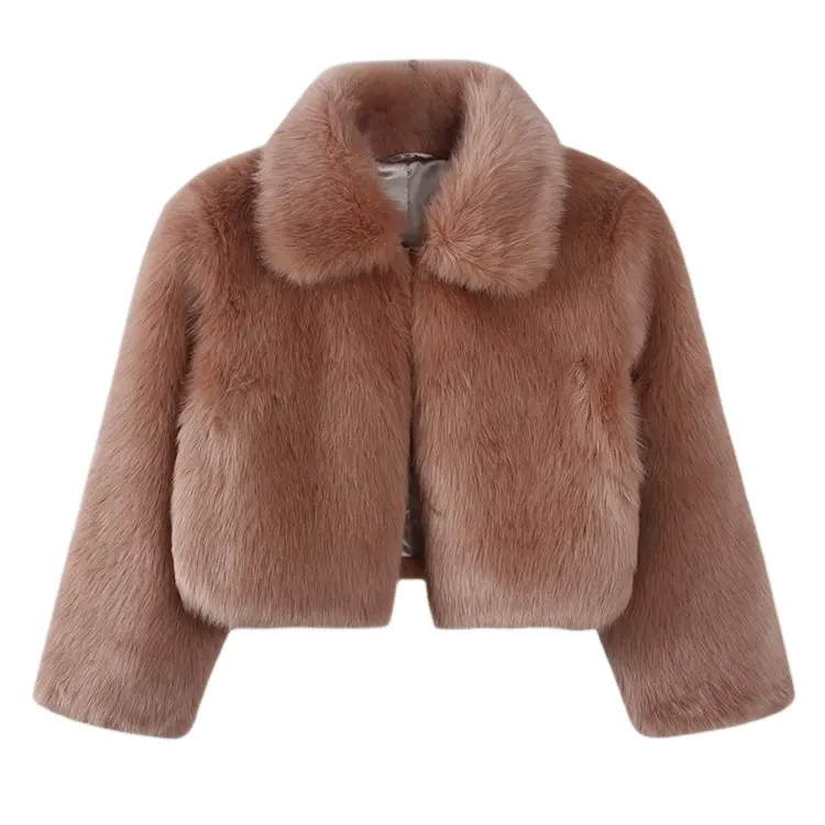 High performance WOMEN-FUR004 coat with fur Exquisite women faux fur coat
