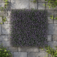 Nouveau design de plantes artificielles, panneau mural végétal en plastique pour une décoration réaliste de l'extérieur, du jardin et des clôtures