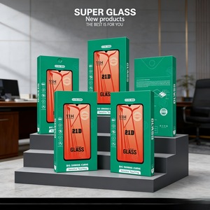 Protector de Pantalla de Vidrio Templado 21D con Pegamento Completo 19H para OPPO <span class=keywords><strong>A96</strong></span> A80 A40 A60 A97, Antihuellas, Sin Burbujas, HD, Transparente - Product Image 1