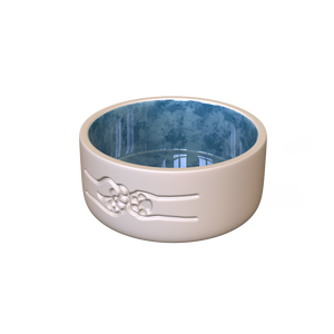 Mangkuk hewan peliharaan keramik kustom mewah untuk kucing dan anjing grosir mangkuk makanan hewan peliharaan kelas atas dengan Logo khusus - Product Image 2