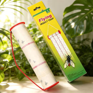 Rollo de Trampa para Moscas Adhesiva con Adhesivo Potente, Papel Colgante de 25x400cm para Control de Insectos en Áreas Grandes - Product Image 1