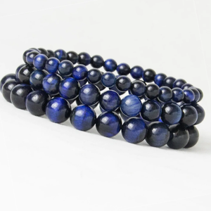 Pulsera de Cristal Natural con Descuento al por Mayor, Energía de Llama Doble para Hombre, Empaque Ecológico - Product Image 3