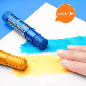 Lot de <span class=keywords><strong>crayons</strong></span> torsadables B2B, confortables à tenir, séchage rapide, 6/12 pigments métalliques, bâtons de peinture pour enfants pour projets scolaires - Product Image 4