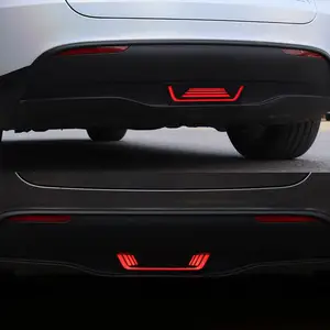 LED Rear Fog Lamp Brake &amp; Turn Signal Tail Light Pilot Light for <strong>Tesla</strong> Model Y Car Accessory - Product Image 2