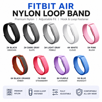 Bracelet de fitness sans écran en nylon respirant et doux Google Phoebe Air, compatible Google Fit pour Fitbit Air