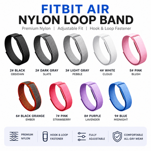 Bracelet de fitness sans écran en nylon respirant et doux Google Phoebe Air, compatible Google Fit pour <span class=keywords><strong>Fitbit</strong></span> Air - Product Image 3