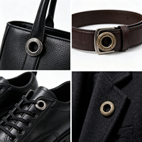 Œillets métalliques de haute qualité pour vêtements, personnalisables avec logo, disponibles en différentes couleurs et tailles, pour une large application