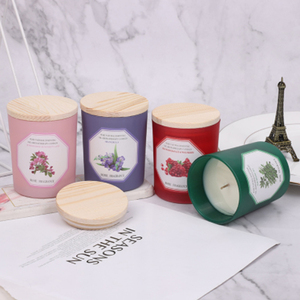 <span class=keywords><strong>Bougie</strong></span> parfumée en verre de cire de soja, 1 pièce, pour décoration de maison, d'anniversaire, personnalisée, vente en gros - Product Image 5
