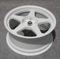 Vente directe d'usine 17 pouces 5x114.3 5x100 4x100 4x114.3 roues jante de voiture de course en forme de cinq étoiles pour JDM Civic Type R