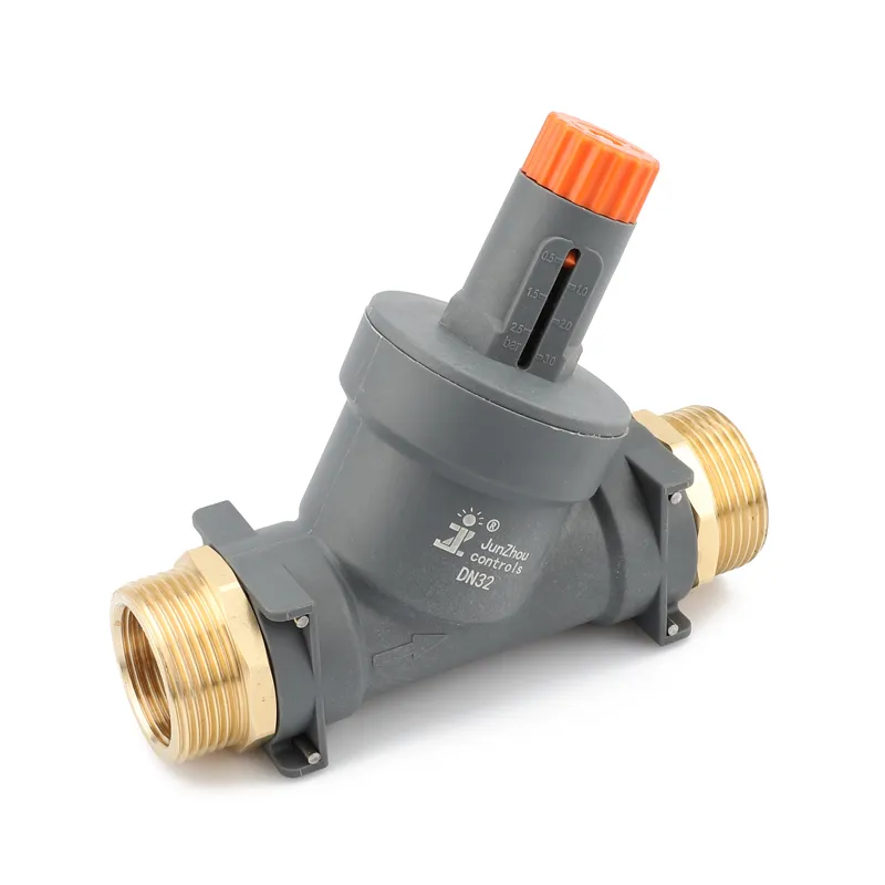 Chinese-Design Differential Pressure Balancer Plastic Bypass Valve for Water Heating Air Conditioning and HVAC Systems