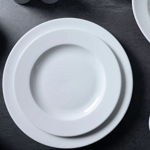 مجموعة أواني طعام بورسلين بيطو-مجموعة أطباق بيضاء بالجملة مجموعة أواني طعام بورسلين - Product Image 2