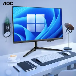 AOC All In One PC 24" N5095 11th Processor 8GB 256GB SSD Computers Set All-in-One PC OEM All In One Computer with UPS Battery