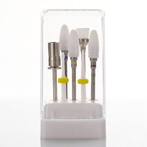Professional <b>Pedicure</b> &Manicure <b>Tools</b> Nail Cuticle Remover 7pcs Ceramic Nail Drill Bits Sets for Nail Drills - Product Image 1