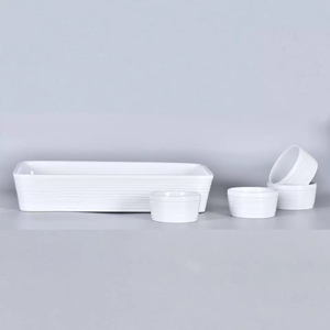 Vente <span class=keywords><strong>en</strong></span> gros ensemble de plats de cuisson <span class=keywords><strong>en</strong></span> grès céramique rectangle personnalisé moule à <span class=keywords><strong>tarte</strong></span> pour pain gâteau <span class=keywords><strong>plat</strong></span> de cuisson <span class=keywords><strong>en</strong></span> <span class=keywords><strong>porcelaine</strong></span> personnalisable - Product Image 4