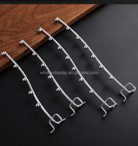 Hot Sale Free Samples Metal <b>Chrome</b> Pegboard <b>Hook</b>/ Price Tag Wire Display <b>Hooks</b> - Product Image 4