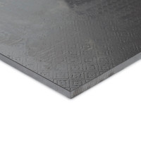 Baldosa Decorativa Negra Doha 60x60 cm 10 mm Texturizada Mate Rectificada para Suelos Interiores