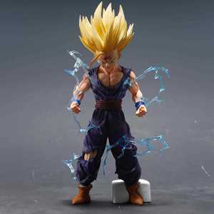 Figurine PVC haut de gamme DBZ Gohan Super Saiyan 2 avec dommages de combat et effets de <span class=keywords><strong>foudre</strong></span> pour <span class=keywords><strong>la</strong></span> décoration d'anime et les passionnés de DBZ - Product Image 3