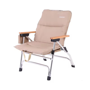 كراسي التخييم للطي شعار مخصص نمط قابل للتعديل مسند الظهر كرسي مقاوم للماء الألومنيوم الكراسي في الهواء الطلق - Product Image 6