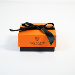 Cajas de Lujo Personalizadas con Logotipo, <span class=keywords><strong>Mini</strong></span> Empaque para Collares, Tapa y Base Extraíbles, Caja de Regalo de Papel con Lazo y Espuma para Joyería - Product Image 3