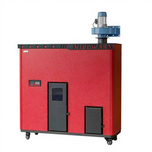 Super-large Freestanding Indoor Wind-heated Particle Combustion Heating <b>Stove</b> 1000m Heating Area 100KW Power Rapid Efficient - Product Image 1