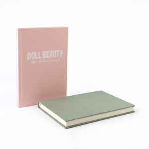 Cuaderno de Tapa Dura de Tela A4/A5/A6 con Cinta Decorativa - Product Image 3