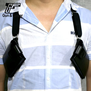 बंदूक और फूल फोन कंधे पिस्तौलदान iPhone मामले धारक चमड़े जेब सेल फोन सामान फोन धारक कंधे बैग - Product Image 6