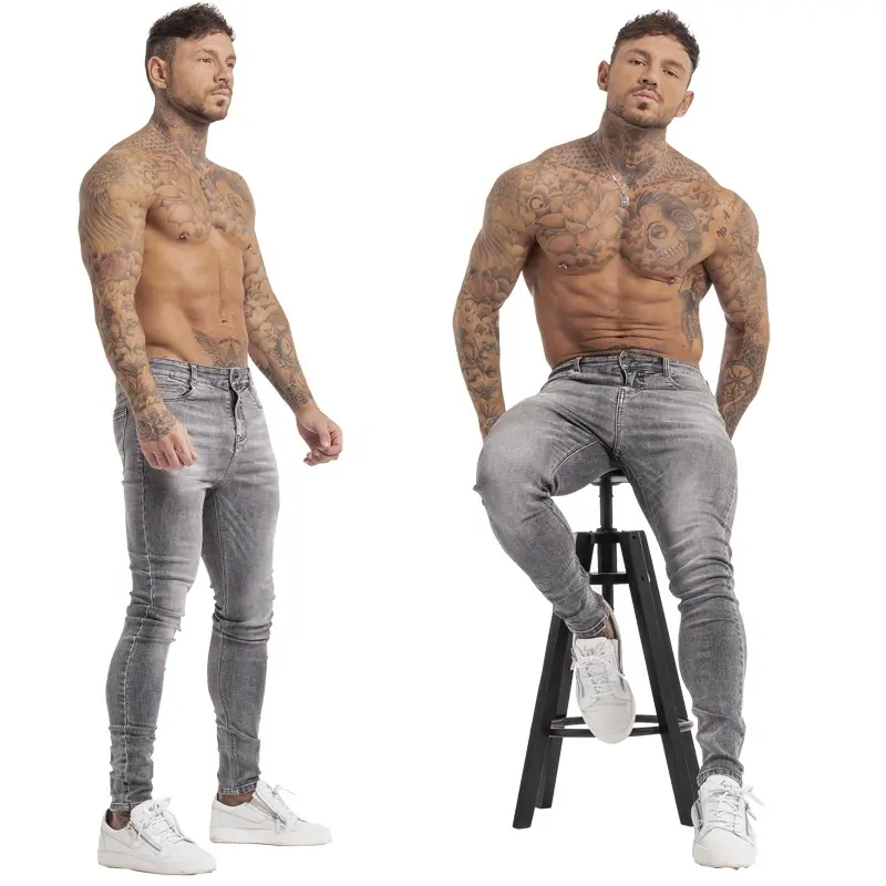 Gingtto Hot-Sale Marke Beliebte Design Jeans Working Herren Jeans Hose Slim Fit Röhrenjeans Herren Jeans Hosen für Herren
