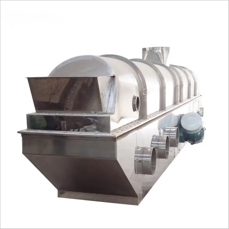 Powder Automatic Continuous Vibrating Fluidized Bed Dryer For Drying Wet Materials