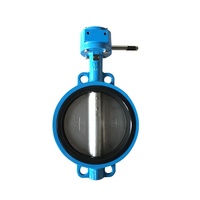 Vanne papillon à disque en fonte ductile de type Wafer, 2 pouces (DN50-DN600), fabrication OEM
