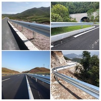 Barrera de Seguridad Tipo W, Vigas de Acero para Guardrail y Barandilla de Seguridad Tipo W Galvanizada a Buen Precio