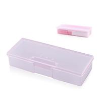 Vide Transparent En Plastique Nail Art Conteneur Boîte Portable De Stockage Ongles Outil Organisateur Boîtes