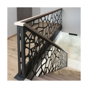 Prima factory seller wrought iron railing professional supplier railing stainless steel handrail fittings cable railing system