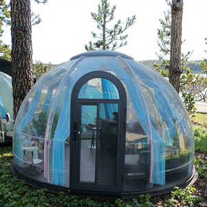 <span class=keywords><strong>Igloo</strong></span> transparent de tente imperméable de bulle de Chambre préfabriquée de dôme pour les stations de vacances extérieures - Product Image 6